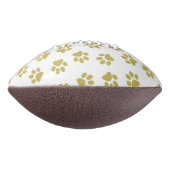 Patroon van poten, hondenpoten, gouden poten american football (Gedraaid 90)