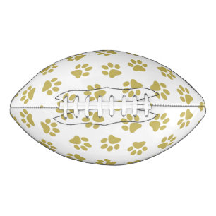 Patroon van poten, hondenpoten, gouden poten american football