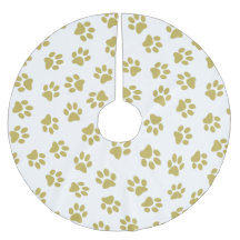 Patroon van poten, hondenpoten, gouden poten