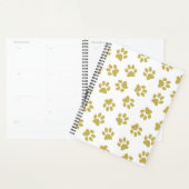 Patroon van poten, hondenpoten, gouden poten planner (Display)