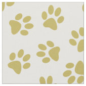 Patroon van poten, hondenpoten, gouden poten stof (Close Up)