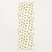 Patroon van poten, hondenpoten, gouden poten yogamat (Voorkant)