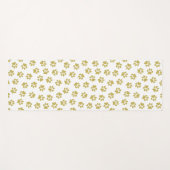 Patroon van poten, hondenpoten, gouden poten yogamat (Voorkant (horizontaal))