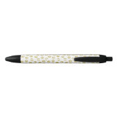 Patroon van poten, hondenpoten, gouden poten zwarte inkt pen (Achterkant)