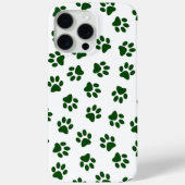 Patroon van poten, hondenpoten, groene poten Case-Mate iPhone case (Achterkant)