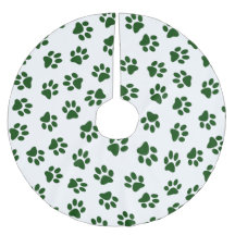 Patroon van poten, hondenpoten, groene poten