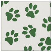 Patroon van poten, hondenpoten, groene poten stof (Close Up)