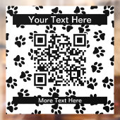 Patroon van poten, hondenpoten, kattenpoten, zwart raamsticker (Vel 2)