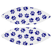 Patroon van poten, hondenpoten, marineblauwe poten american football (Panelen)