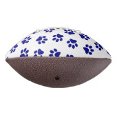 Patroon van poten, hondenpoten, marineblauwe poten american football (Gedraaid 270)