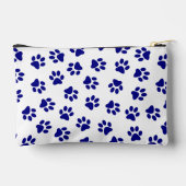 Patroon van poten, hondenpoten, marineblauwe poten etui (Achterkant)