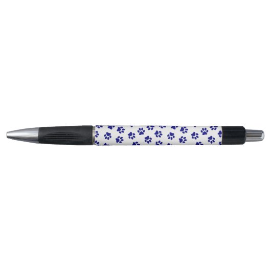 Patroon van poten, hondenpoten, marineblauwe poten pen (Voorkant)