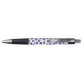 Patroon van poten, hondenpoten, marineblauwe poten pen (Achterkant)