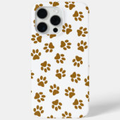 Patroon van poten, hondenpoten, Oranje goudpoten Case-Mate iPhone Case (Achterkant)