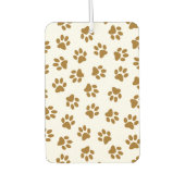 Patroon van poten, hondenpoten, Oranje goudpoten Luchtverfrisser (Voorkant)