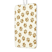 Patroon van poten, hondenpoten, Oranje goudpoten Luchtverfrisser (Links)