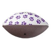 Patroon van poten, hondenpoten, Paarse poten American Football (Gedraaid 270)