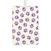 Patroon van poten, hondenpoten, Paarse poten Luchtverfrisser (Achterkant)