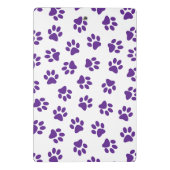 Patroon van poten, hondenpoten, Paarse poten Mini Klembord (Achterkant)