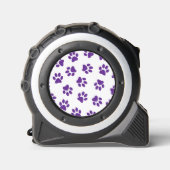 Patroon van poten, hondenpoten, Paarse poten Rolmaat (Voorkant)