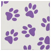 Patroon van poten, hondenpoten, Paarse poten Stof (Close Up)
