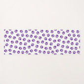 Patroon van poten, hondenpoten, Paarse poten Yogamat (Voorkant (horizontaal))