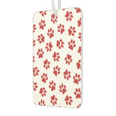 Patroon van poten, hondenpoten, rode poten luchtverfrisser (Links)