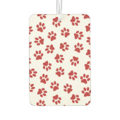 Patroon van poten, hondenpoten, rode poten luchtverfrisser (Achterkant)