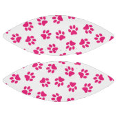 Patroon van poten, hondenpoten, roze poten american football (Panelen)