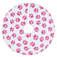 Patroon van poten, hondenpoten, roze poten