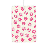 Patroon van poten, hondenpoten, roze poten luchtverfrisser (Voorkant)