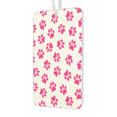 Patroon van poten, hondenpoten, roze poten luchtverfrisser (Links)