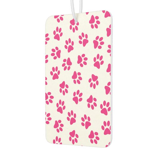 Patroon van poten, hondenpoten, roze poten luchtverfrisser (Links)