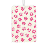Patroon van poten, hondenpoten, roze poten luchtverfrisser (Achterkant)
