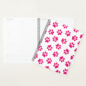 Patroon van poten, hondenpoten, roze poten planner (Display)