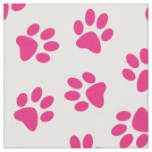 Patroon van poten, hondenpoten, roze poten stof (Close Up)