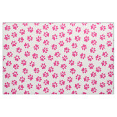Patroon van poten, hondenpoten, roze poten stof (Fat Quarter)