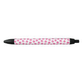 Patroon van poten, hondenpoten, roze poten zwarte inkt pen (Voorkant)