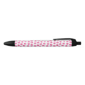 Patroon van poten, hondenpoten, roze poten zwarte inkt pen (Bovenkant)