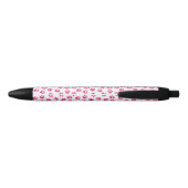 Patroon van poten, hondenpoten, roze poten zwarte inkt pen (Achterkant)