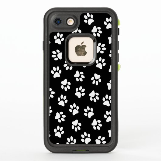 Patroon van poten, hondenpoten, witte poten (Achterkant)