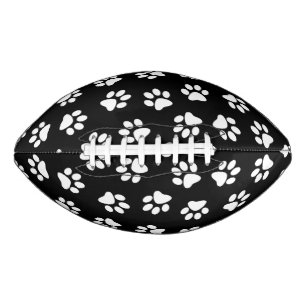 Patroon van poten, hondenpoten, witte poten american football