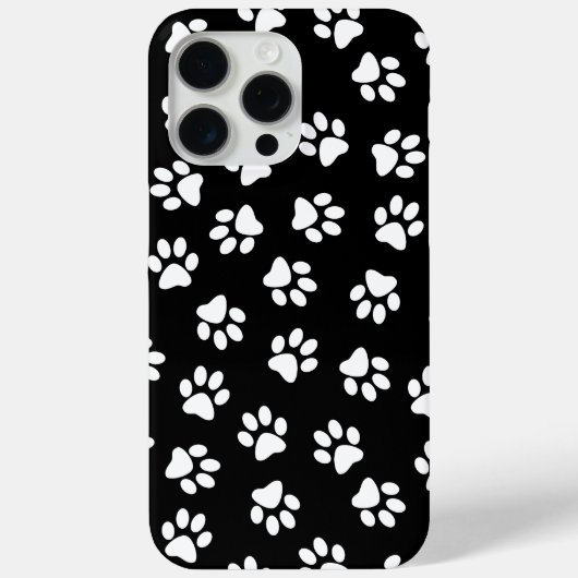 Patroon van poten, hondenpoten, witte poten Case-Mate iPhone case (Achterkant)