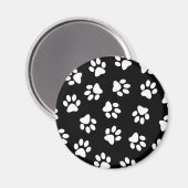 Patroon van poten, hondenpoten, witte poten magneet (Voorkant / Achterkant)