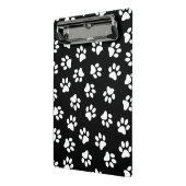 Patroon van poten, hondenpoten, witte poten mini klembord (Angled2)