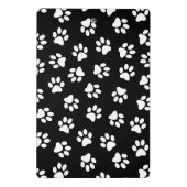 Patroon van poten, hondenpoten, witte poten mini klembord (Achterkant)