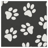 Patroon van poten, hondenpoten, witte poten stof (Close Up)