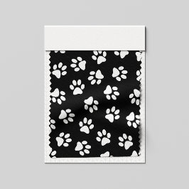 Patroon van poten, hondenpoten, witte poten stof