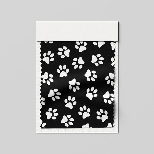 Patroon van poten, hondenpoten, witte poten stof