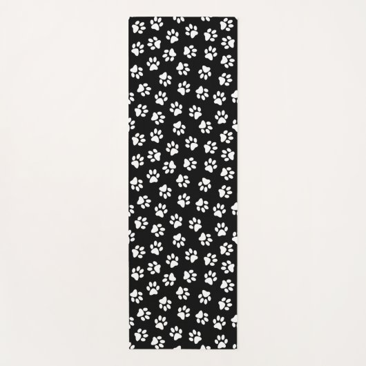 Patroon van poten, hondenpoten, witte poten yogamat (Voorkant)